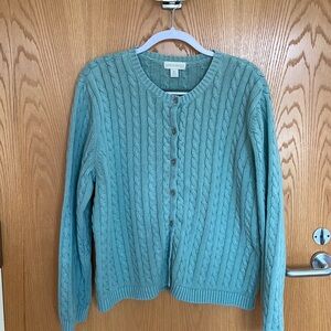 Cotton Cableknit cardigan